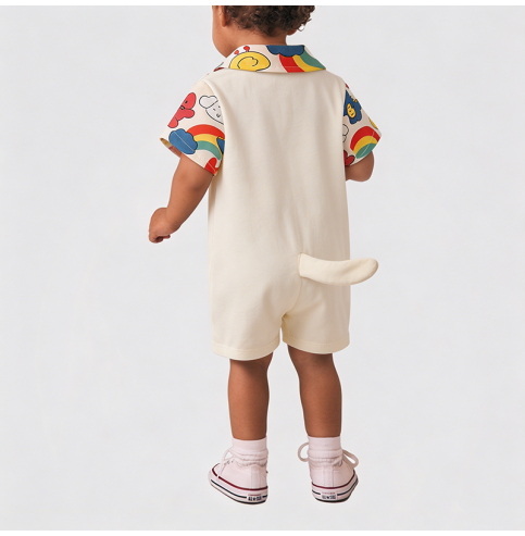 Boys' Dinosaur Pattern Onesie Boys' Dinosaur Pattern Onesie
