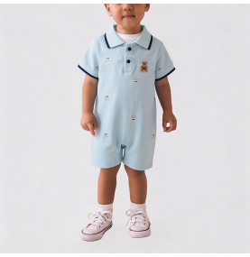 Boys' Collared Onesie