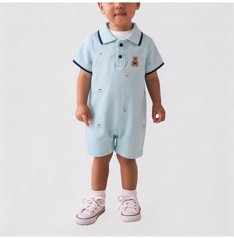 Boys' Collared Onesie Boys' Collared Onesie