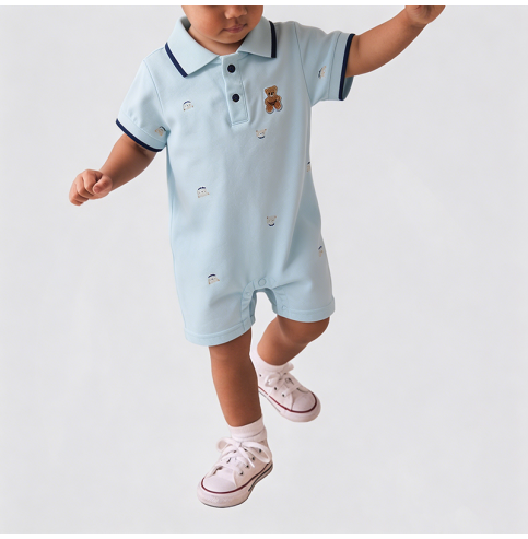 Boys' Collared Onesie Boys' Collared Onesie