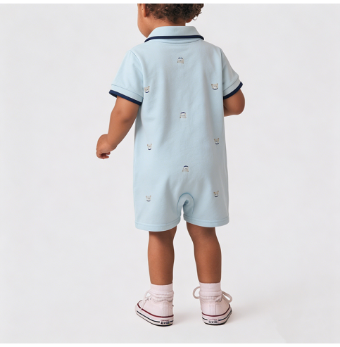 Boys' Collared Onesie Boys' Collared Onesie