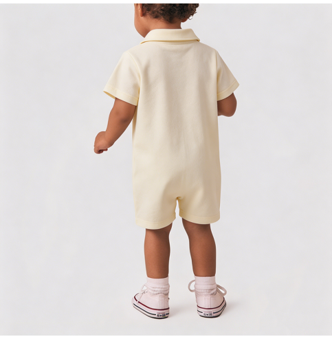 Boys' Caterpillar Pattern Onesie Boys' Caterpillar Pattern Onesie