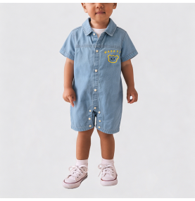 Boys' Denim Onesie