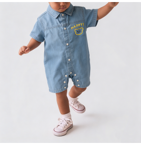 Boys' Denim Onesie