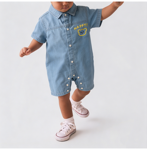 Boys' Denim Onesie Boys' Denim Onesie