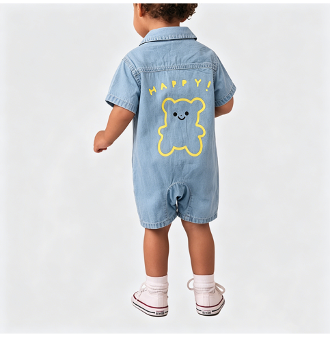 Boys' Denim Onesie Boys' Denim Onesie