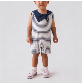 Boys' Striped Onesie