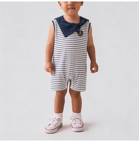Boys' Striped Onesie