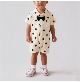 Polka Dot Boys' Onesie