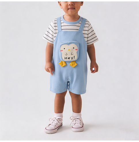 Blue Boys' Onesie