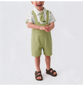 Boys' Green Onesie