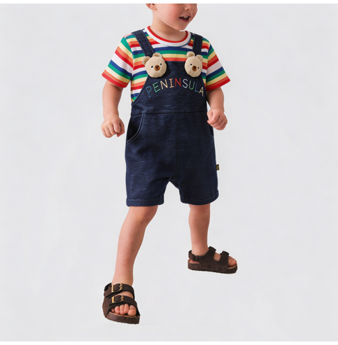 Colorful Striped Boys' Onesie Colorful Striped Boys' Onesie