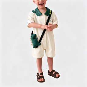 Adorable Dinosaur Boy's Onesie