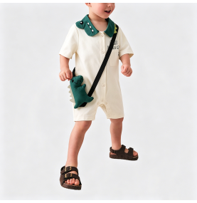 Adorable Dinosaur Boy's Onesie