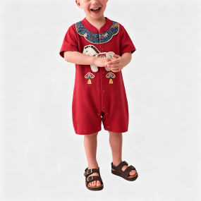 Boys' Chinese-Style Onesie