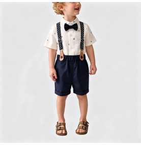 Boys' Overalls Two-Piece Set