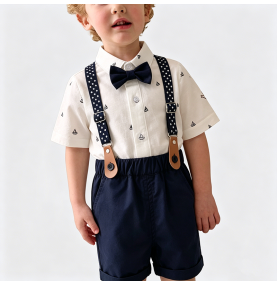 Boys' Overalls Two-Piece Set