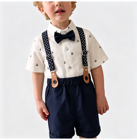 Boys' Overalls Two-Piece Set Boys' Overalls Two-Piece Set