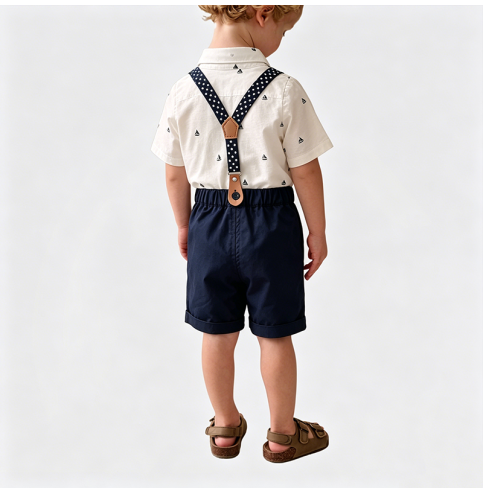 Boys' Overalls Two-Piece Set Boys' Overalls Two-Piece Set