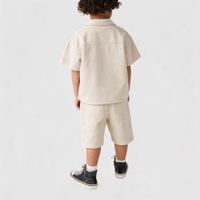 Off-white Summer Outfit for Boys
