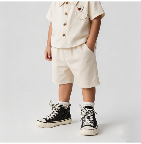 Off-white Summer Outfit for Boys Off-white Summer Outfit for Boys