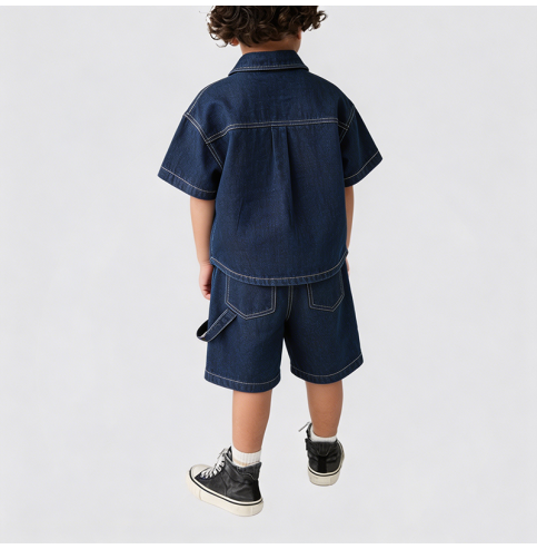Boys' Summer Denim Suit Boys' Summer Denim Suit