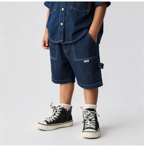 Boys' Summer Denim Suit Boys' Summer Denim Suit