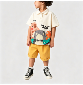 Boys' Casual Trendy Suit Set
