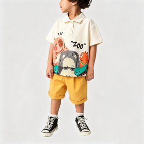 Boys' Casual Trendy Suit Set