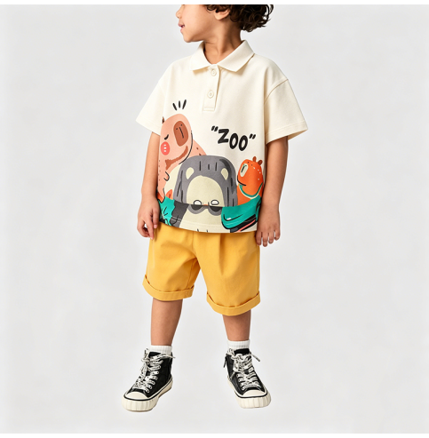 Boys' Casual Trendy Suit Set Boys' Casual Trendy Suit Set
