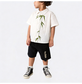 Boys' Chinese-Style Short-Sleeve Set