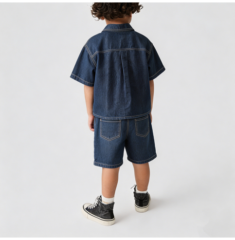 Boys' Summer Denim Suit Boys' Summer Denim Suit