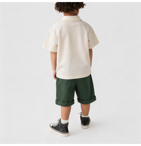 Dinosaur Print Boys' Summer Outfit
