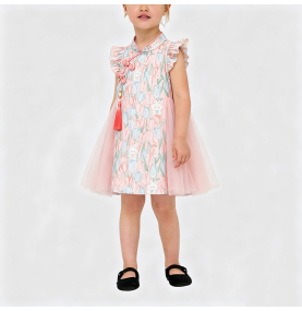 Girls' Modified Cheongsam Dress