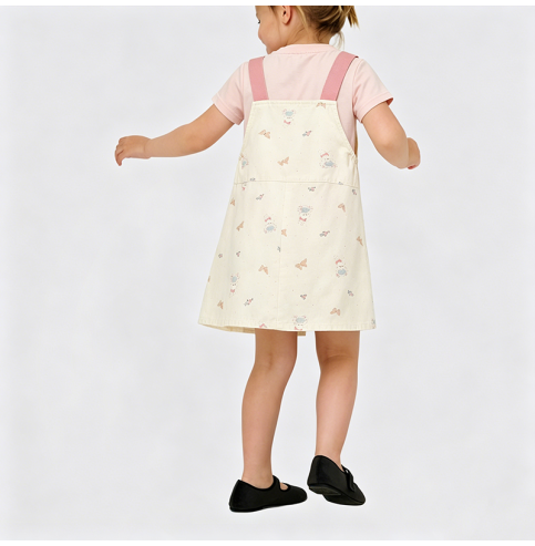 Pink Overall Dress for Girls Pink Overall Dress for Girls