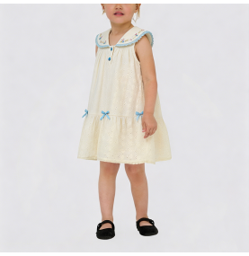Girls' Sailor Collar Dress