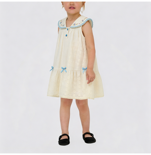 Girls' Sailor Collar Dress Girls' Sailor Collar Dress