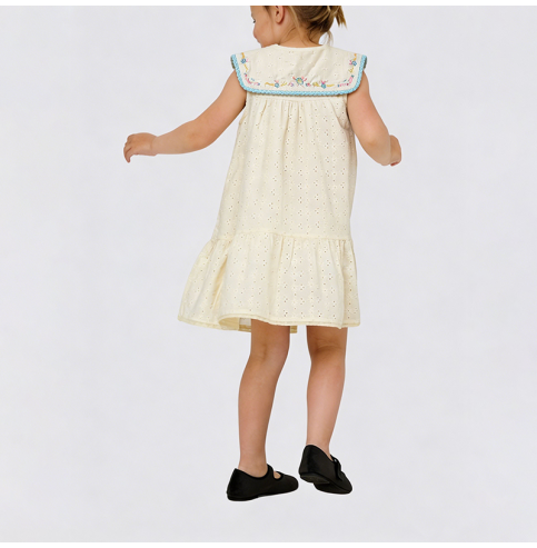 Girls' Sailor Collar Dress Girls' Sailor Collar Dress
