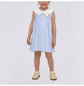 Girls' Color-Blocked Dress