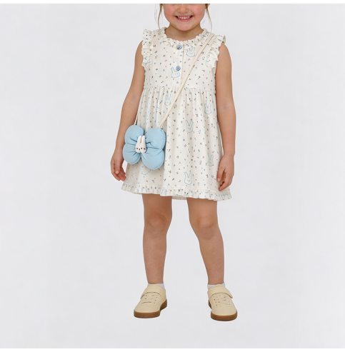 Bunny Floral Print Dress