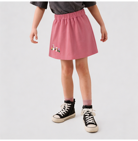 Girls' Pink A-line Skirt Girls' Pink A-line Skirt