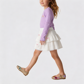 Girls' Apricot Cake Dress