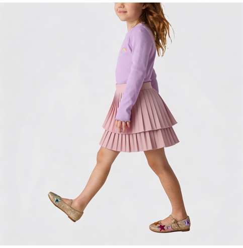 Girls' Pink A-line Cake Skirt Girls' Pink A-line Cake Skirt