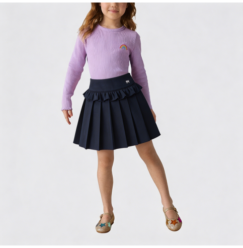 Girls' Pleated Skirt