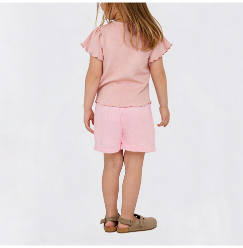 Pink Short-Sleeve T-Shirt for Girls Pink Short-Sleeve T-Shirt for Girls