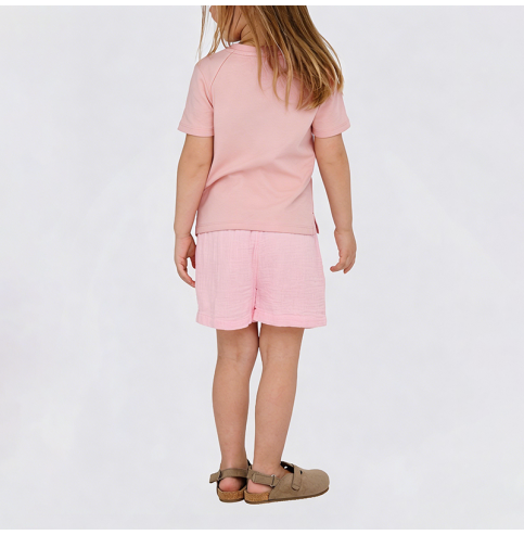 Pink Bear Short-Sleeve T-Shirt for Girls Pink Bear Short-Sleeve T-Shirt for Girls