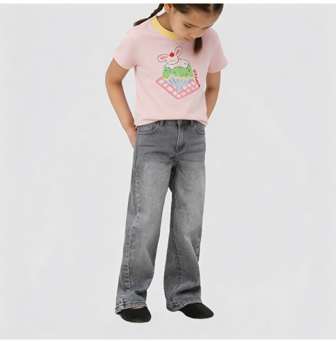 Ice Cream Print Short-Sleeve T-Shirt for Girls Ice Cream Print Short-Sleeve T-Shirt for Girls